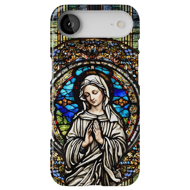 Virgin Mary 2 Tough Cases For Apple iPhone (17, 16, 15, 14, 13, 12, 11, X, SE, 8, 7/ Air, Plus, Pro, Max, Mini, XR, XS), Print in USA