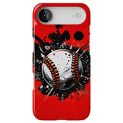 Baseball Crash Tough Cases For Apple iPhone (17, 16, 15, 14, 13, 12, 11, X, SE, 8, 7/ Air, Plus, Pro, Max, Mini, XR, XS), Print in USA