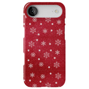 Snowflake Red 1 Tough Cases For Apple iPhone (17, 16, 15, 14, 13, 12, 11, X, SE, 8, 7/ Air, Plus, Pro, Max, Mini, XR, XS), Print in USA