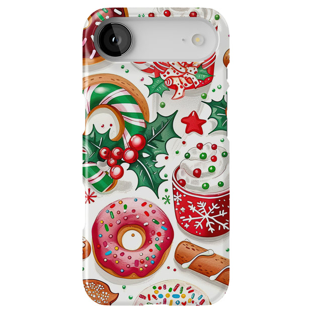 Xmas Theme 1 Tough Cases For Apple iPhone (17, 16, 15, 14, 13, 12, 11, X, SE, 8, 7/ Air, Plus, Pro, Max, Mini, XR, XS), Print in USA