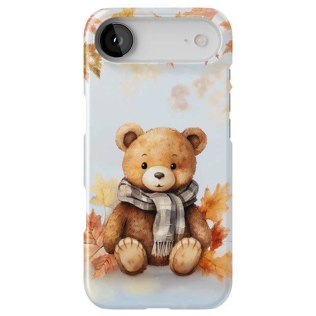 Autumn Bear 2 Tough Cases For Apple iPhone (17, 16, 15, 14, 13, 12, 11, X, SE, 8, 7/ Air, Plus, Pro, Max, Mini, XR, XS), Print in USA