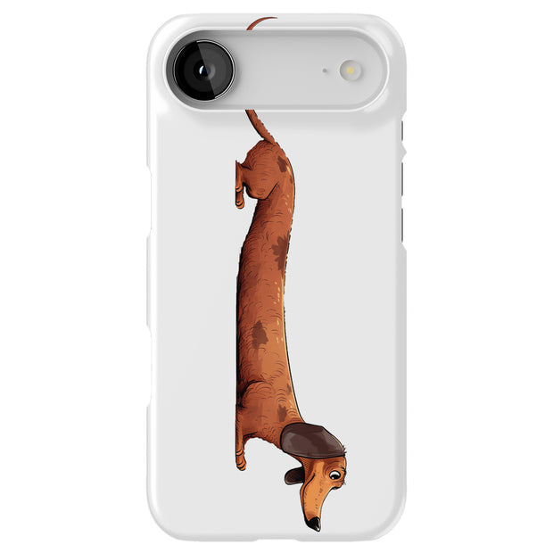 Dachshund Dog Tough Cases For Apple iPhone (17, 16, 15, 14, 13, 12, 11, X, SE, 8, 7/ Air, Plus, Pro, Max, Mini, XR, XS), Print in USA
