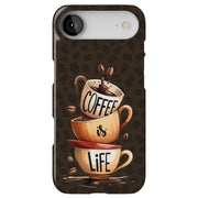 Coffee is Life Tough Cases For Apple iPhone (17, 16, 15, 14, 13, 12, 11, X, SE, 8, 7/ Air, Plus, Pro, Max, Mini, XR, XS), Print in USA