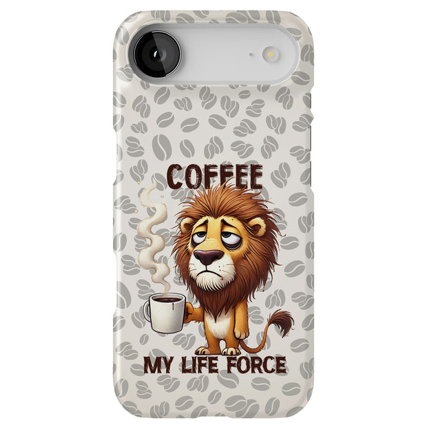 Coffee My Force Tough Cases For Apple iPhone (17, 16, 15, 14, 13, 12, 11, X, SE, 8, 7/ Air, Plus, Pro, Max, Mini, XR, XS), Print in USA