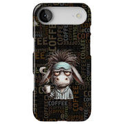 Coffee Donkey Tough Cases For Apple iPhone (17, 16, 15, 14, 13, 12, 11, X, SE, 8, 7/ Air, Plus, Pro, Max, Mini, XR, XS), Print in USA