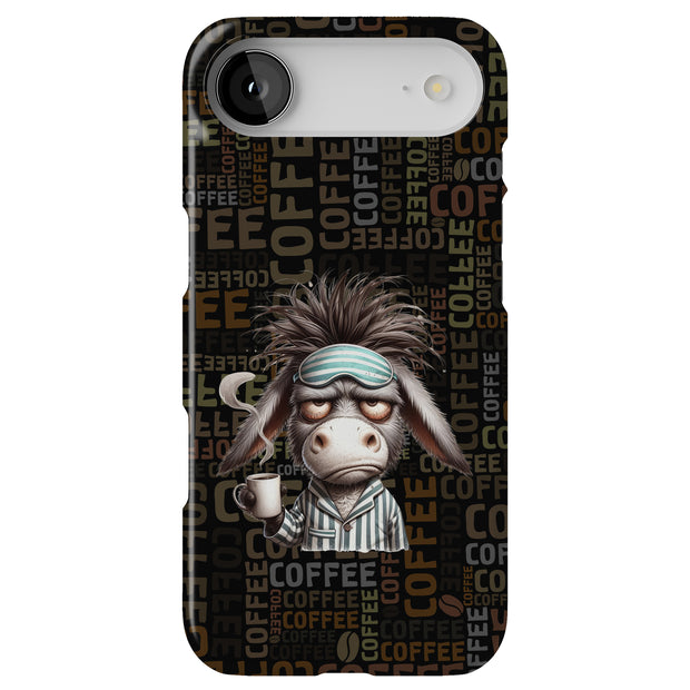 Coffee Donkey Tough Cases For Apple iPhone (17, 16, 15, 14, 13, 12, 11, X, SE, 8, 7/ Air, Plus, Pro, Max, Mini, XR, XS), Print in USA