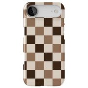 Coffee Checker Tough Cases For Apple iPhone (17, 16, 15, 14, 13, 12, 11, X, SE, 8, 7/ Air, Plus, Pro, Max, Mini, XR, XS), Print in USA