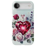 Diamond Heart Tough Cases For Apple iPhone (17, 16, 15, 14, 13, 12, 11, X, SE, 8, 7/ Air, Plus, Pro, Max, Mini, XR, XS), Print in USA
