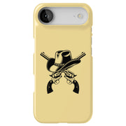 Cowboy Hat Guns Tough Cases For Apple iPhone (17, 16, 15, 14, 13, 12, 11, X, SE, 8, 7/ Air, Plus, Pro, Max, Mini, XR, XS), Print in USA