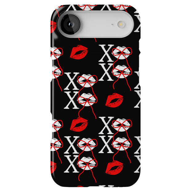 Valentine XOXO Tough Cases For Apple iPhone (17, 16, 15, 14, 13, 12, 11, X, SE, 8, 7/ Air, Plus, Pro, Max, Mini, XR, XS), Print in USA
