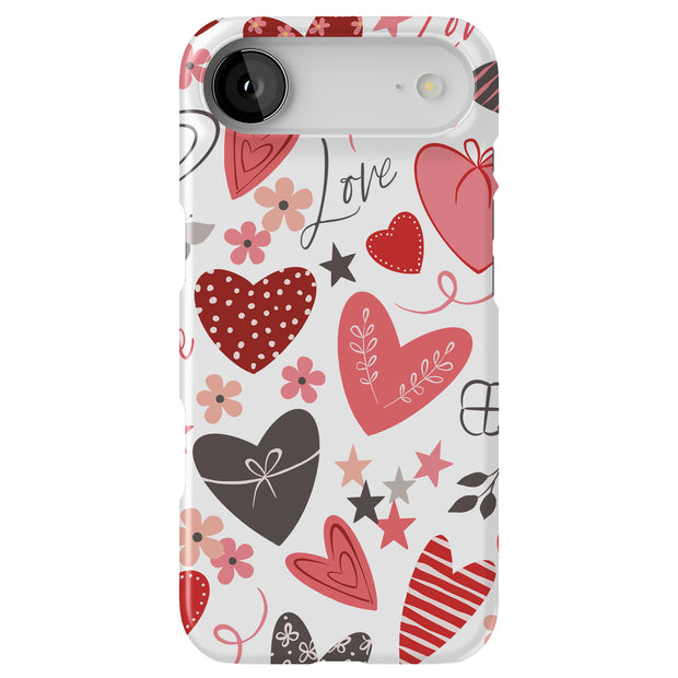 Valentines Love Tough Cases For Apple iPhone (17, 16, 15, 14, 13, 12, 11, X, SE, 8, 7/ Air, Plus, Pro, Max, Mini, XR, XS), Print in USA