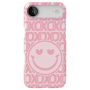 Smile Pink XO Tough Cases For Apple iPhone (17, 16, 15, 14, 13, 12, 11, X, SE, 8, 7/ Air, Plus, Pro, Max, Mini, XR, XS), Print in USA