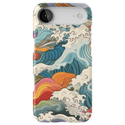 Japanese Wave 2 Tough Cases For Apple iPhone (17, 16, 15, 14, 13, 12, 11, X, SE, 8, 7/ Air, Plus, Pro, Max, Mini, XR, XS), Print in USA