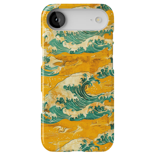 Japanese Wave 5 Tough Cases For Apple iPhone (17, 16, 15, 14, 13, 12, 11, X, SE, 8, 7/ Air, Plus, Pro, Max, Mini, XR, XS), Print in USA