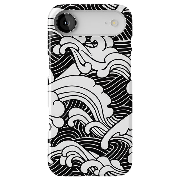 Japanese Wave 9 Tough Cases For Apple iPhone (17, 16, 15, 14, 13, 12, 11, X, SE, 8, 7/ Air, Plus, Pro, Max, Mini, XR, XS), Print in USA