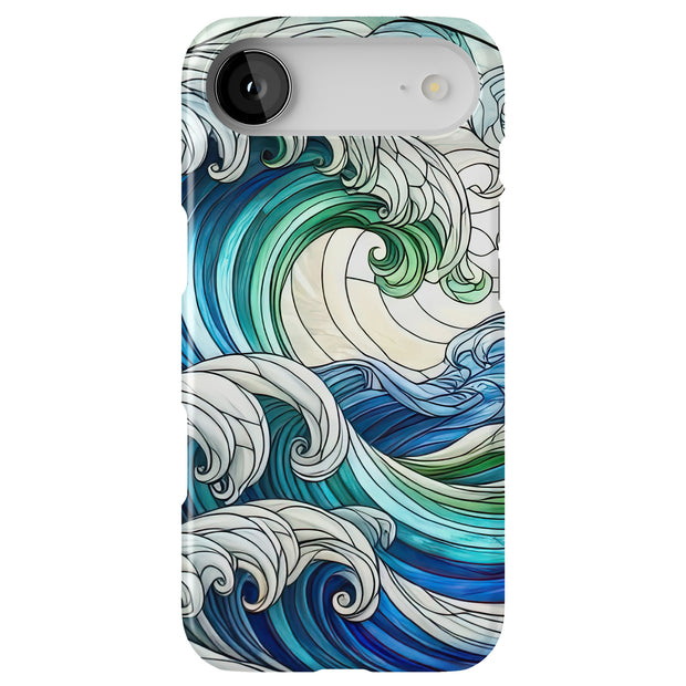 Glass Wave 1 Tough Cases For Apple iPhone (17, 16, 15, 14, 13, 12, 11, X, SE, 8, 7/ Air, Plus, Pro, Max, Mini, XR, XS), Print in USA