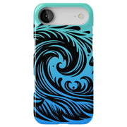 Line Art Waves Tough Cases For Apple iPhone (17, 16, 15, 14, 13, 12, 11, X, SE, 8, 7/ Air, Plus, Pro, Max, Mini, XR, XS), Print in USA