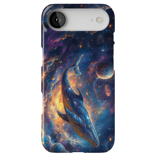Space Whale 2 Tough Cases For Apple iPhone (17, 16, 15, 14, 13, 12, 11, X, SE, 8, 7/ Air, Plus, Pro, Max, Mini, XR, XS), Print in USA