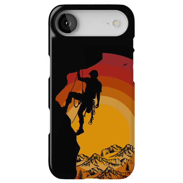 Rock Climber 1 Tough Cases For Apple iPhone (17, 16, 15, 14, 13, 12, 11, X, SE, 8, 7/ Air, Plus, Pro, Max, Mini, XR, XS), Print in USA