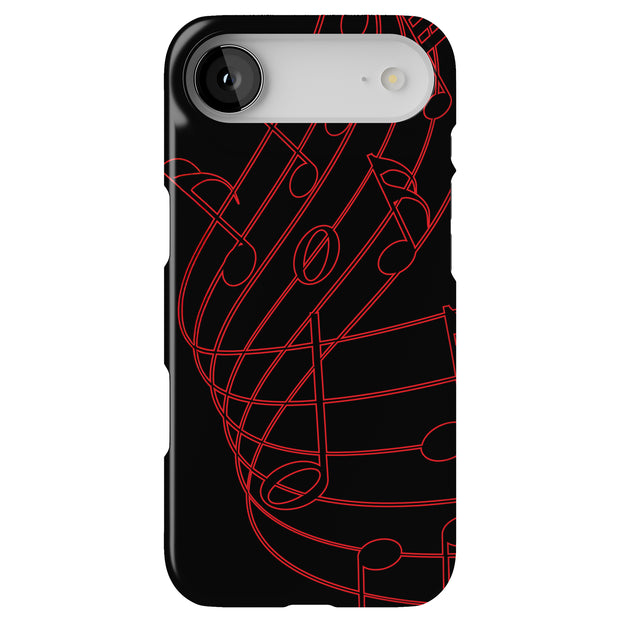 Musical Staff Tough Cases For Apple iPhone (17, 16, 15, 14, 13, 12, 11, X, SE, 8, 7/ Air, Plus, Pro, Max, Mini, XR, XS), Print in USA