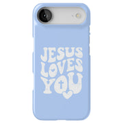 Jesus Love U 1 Tough Cases For Apple iPhone (17, 16, 15, 14, 13, 12, 11, X, SE, 8, 7/ Air, Plus, Pro, Max, Mini, XR, XS), Print in USA