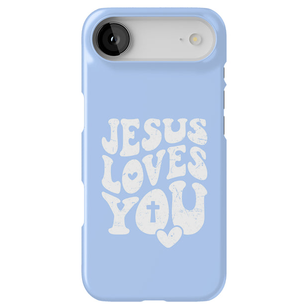 Jesus Love U 1 Tough Cases For Apple iPhone (17, 16, 15, 14, 13, 12, 11, X, SE, 8, 7/ Air, Plus, Pro, Max, Mini, XR, XS), Print in USA