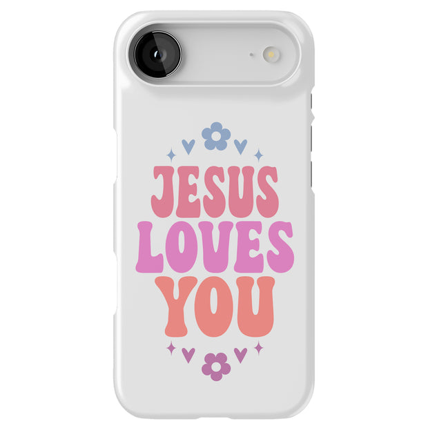 Jesus Love U 2 Tough Cases For Apple iPhone (17, 16, 15, 14, 13, 12, 11, X, SE, 8, 7/ Air, Plus, Pro, Max, Mini, XR, XS), Print in USA