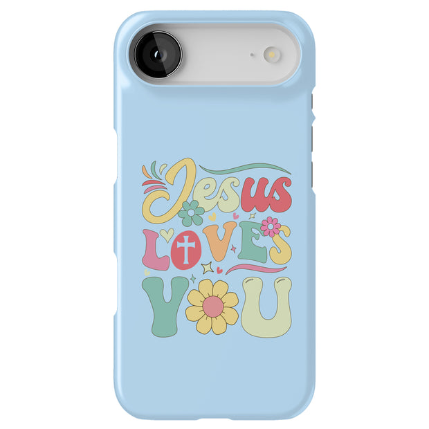 Jesus Love U 3 Tough Cases For Apple iPhone (17, 16, 15, 14, 13, 12, 11, X, SE, 8, 7/ Air, Plus, Pro, Max, Mini, XR, XS), Print in USA