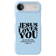 Jesus Love U 4 Tough Cases For Apple iPhone (17, 16, 15, 14, 13, 12, 11, X, SE, 8, 7/ Air, Plus, Pro, Max, Mini, XR, XS), Print in USA