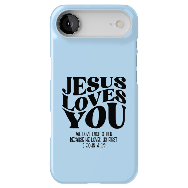 Jesus Love U 4 Tough Cases For Apple iPhone (17, 16, 15, 14, 13, 12, 11, X, SE, 8, 7/ Air, Plus, Pro, Max, Mini, XR, XS), Print in USA