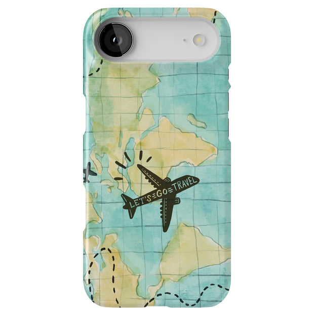 Travel World Tough Cases For Apple iPhone (17, 16, 15, 14, 13, 12, 11, X, SE, 8, 7/ Air, Plus, Pro, Max, Mini, XR, XS), Print in USA