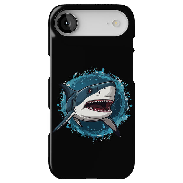 Angry Shark Tough Cases For Apple iPhone (17, 16, 15, 14, 13, 12, 11, X, SE, 8, 7/ Air, Plus, Pro, Max, Mini, XR, XS), Print in USA