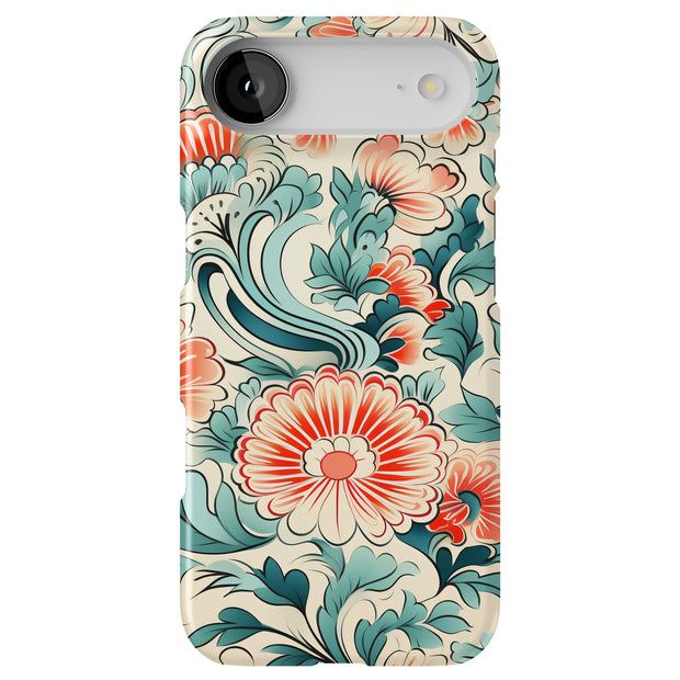 Japan FolkArt 1 Tough Cases For Apple iPhone (17, 16, 15, 14, 13, 12, 11, X, SE, 8, 7/ Air, Plus, Pro, Max, Mini, XR, XS), Print in USA