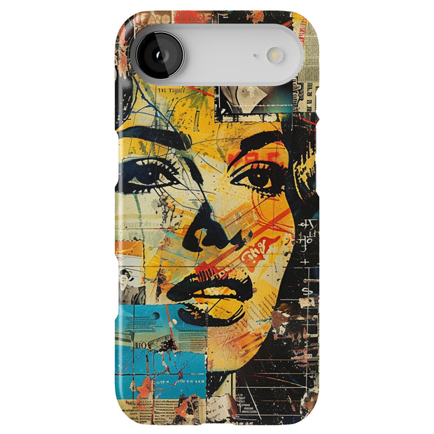 Paper Collage 2 Tough Cases For Apple iPhone (17, 16, 15, 14, 13, 12, 11, X, SE, 8, 7/ Air, Plus, Pro, Max, Mini, XR, XS), Print in USA