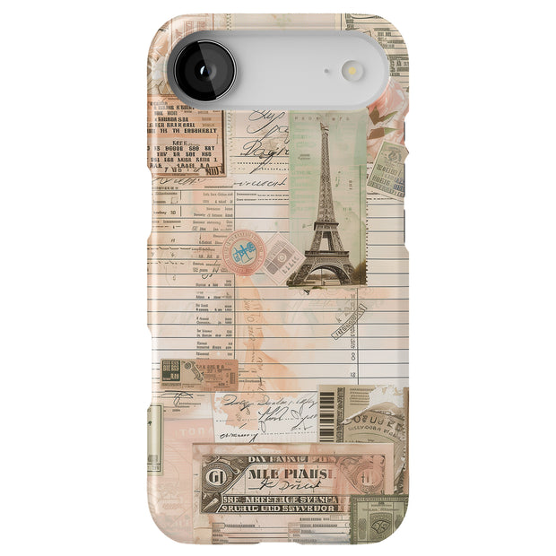Paris Collage 1 Tough Cases For Apple iPhone (17, 16, 15, 14, 13, 12, 11, X, SE, 8, 7/ Air, Plus, Pro, Max, Mini, XR, XS), Print in USA