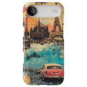 Paris Collage 2 Tough Cases For Apple iPhone (17, 16, 15, 14, 13, 12, 11, X, SE, 8, 7/ Air, Plus, Pro, Max, Mini, XR, XS), Print in USA