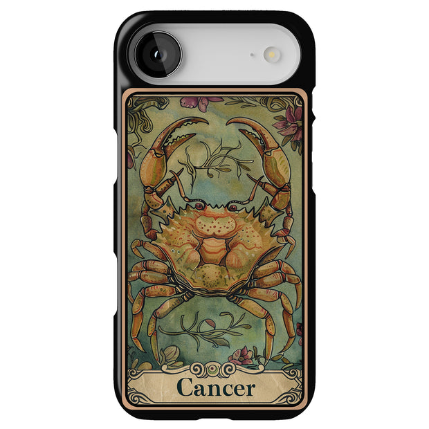 Zodiac Cancer Tough Cases For Apple iPhone (17, 16, 15, 14, 13, 12, 11, X, SE, 8, 7/ Air, Plus, Pro, Max, Mini, XR, XS), Print in USA