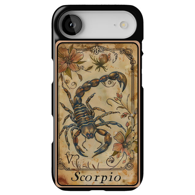 Zodiac Scorpio Tough Cases For Apple iPhone (17, 16, 15, 14, 13, 12, 11, X, SE, 8, 7/ Air, Plus, Pro, Max, Mini, XR, XS), Print in USA