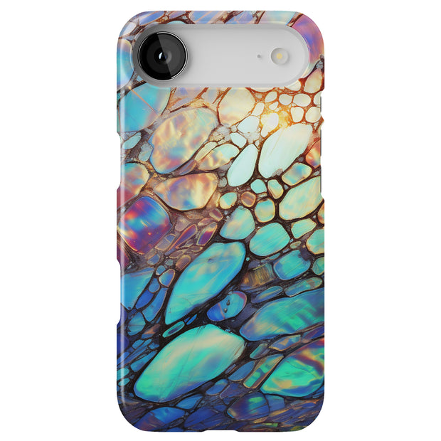 mosaic opal 3 Tough Cases For Apple iPhone (17, 16, 15, 14, 13, 12, 11, X, SE, 8, 7/ Air, Plus, Pro, Max, Mini, XR, XS), Print in USA