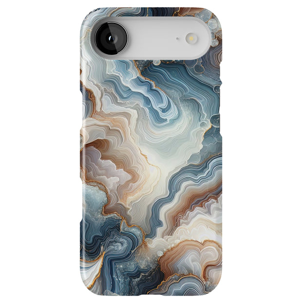 Organic Marble Tough Cases For Apple iPhone (17, 16, 15, 14, 13, 12, 11, X, SE, 8, 7/ Air, Plus, Pro, Max, Mini, XR, XS), Print in USA