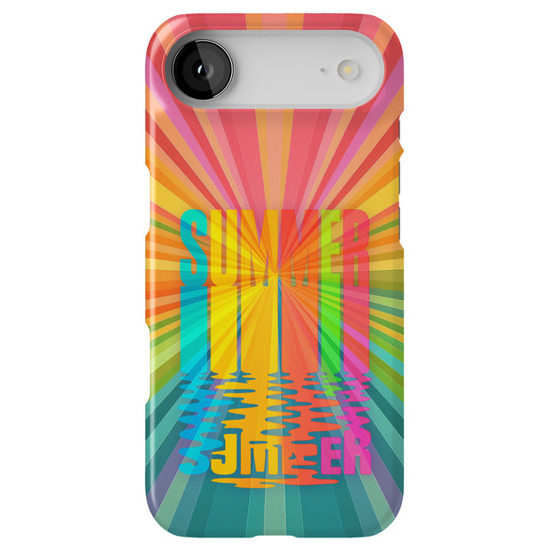 Colorful Summer Tough Cases For Apple iPhone (17, 16, 15, 14, 13, 12, 11, X, SE, 8, 7/ Air, Plus, Pro, Max, Mini, XR, XS), Print in USA