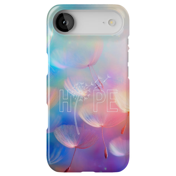 Hope Dandelions Tough Cases For Apple iPhone (17, 16, 15, 14, 13, 12, 11, X, SE, 8, 7/ Air, Plus, Pro, Max, Mini, XR, XS), Print in USA