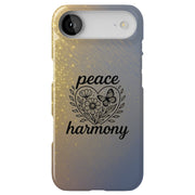 Peace Harmony Tough Cases For Apple iPhone (17, 16, 15, 14, 13, 12, 11, X, SE, 8, 7/ Air, Plus, Pro, Max, Mini, XR, XS), Print in USA