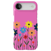 Vivid Wild Flowers Tough Cases For Apple iPhone (17, 16, 15, 14, 13, 12, 11, X, SE, 8, 7/ Air, Plus, Pro, Max, Mini, XR, XS), Print in USA