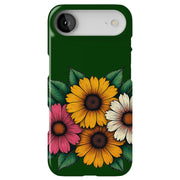Color Art Floral Tough Cases For Apple iPhone (17, 16, 15, 14, 13, 12, 11, X, SE, 8, 7/ Air, Plus, Pro, Max, Mini, XR, XS), Print in USA