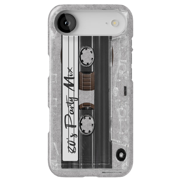 80's Party Cassette Tough Cases For Apple iPhone (17, 16, 15, 14, 13, 12, 11, X, SE, 8, 7/ Air, Plus, Pro, Max, Mini, XR, XS), Print in USA