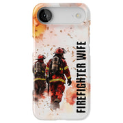 Firefighter Wife Tough Cases For Apple iPhone (17, 16, 15, 14, 13, 12, 11, X, SE, 8, 7/ Air, Plus, Pro, Max, Mini, XR, XS), Print in USA