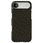 Black Leather Tough Cases For Apple iPhone (17, 16, 15, 14, 13, 12, 11, X, SE, 8, 7/ Air, Plus, Pro, Max, Mini, XR, XS), Print in USA