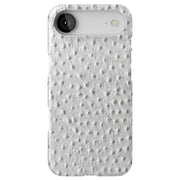 White Ostrich Tough Cases For Apple iPhone (17, 16, 15, 14, 13, 12, 11, X, SE, 8, 7/ Air, Plus, Pro, Max, Mini, XR, XS), Print in USA