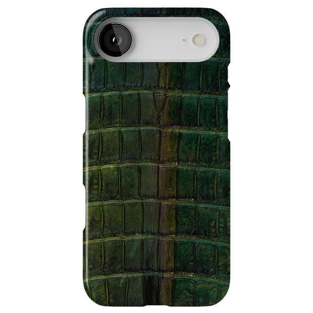 Satin Green Tough Cases For Apple iPhone (17, 16, 15, 14, 13, 12, 11, X, SE, 8, 7/ Air, Plus, Pro, Max, Mini, XR, XS), Print in USA